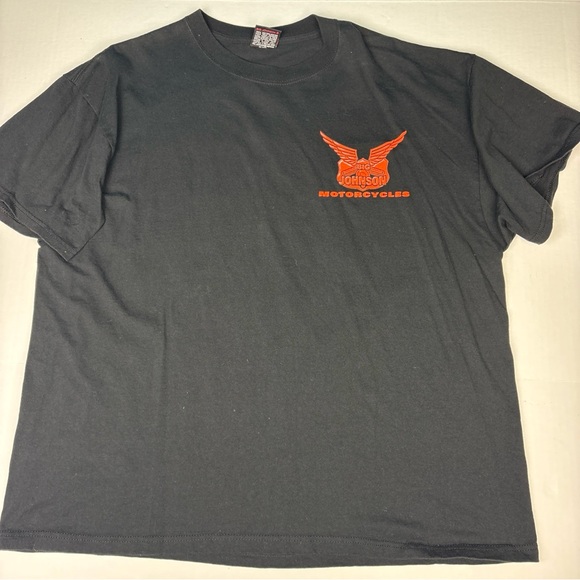 Vintage Big Johnson Motorcycles XXL Shirt Black If You Can Read Won’t Let Drive - Picture 2 of 7